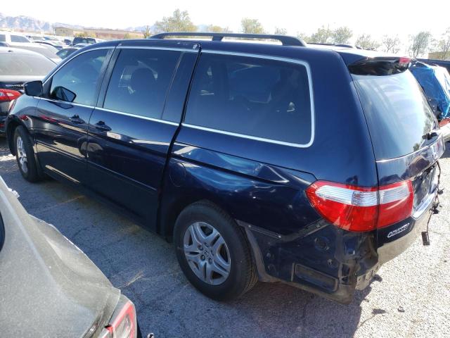 5FNRL38737B067964 - 2007 HONDA ODYSSEY EXL BLUE photo 2