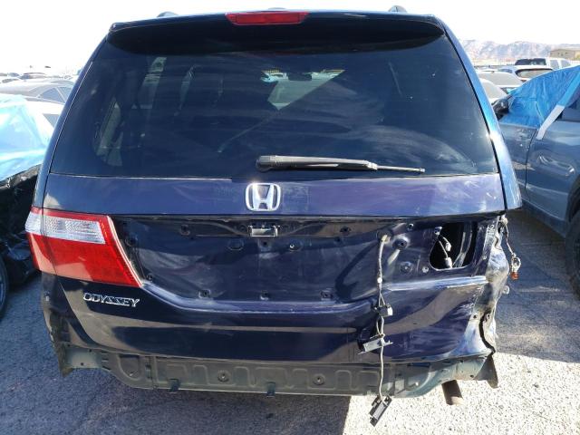 5FNRL38737B067964 - 2007 HONDA ODYSSEY EXL BLUE photo 6