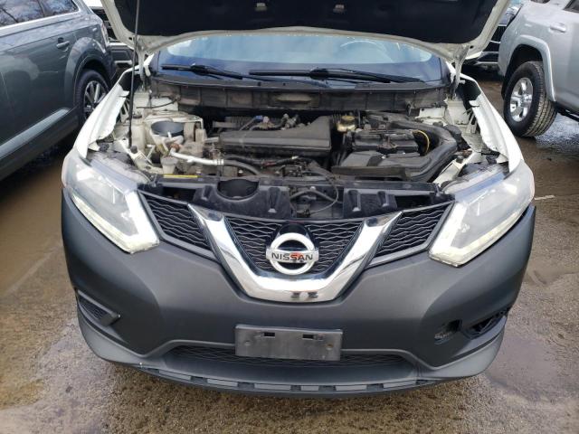 KNMAT2MV0GP622872 - 2016 NISSAN ROGUE S WHITE photo 11