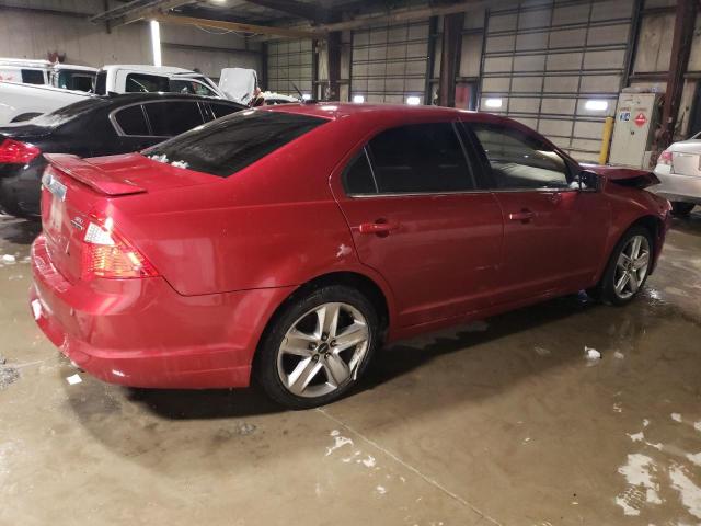 3FAHP0JG4CR246103 - 2012 FORD FUSION SEL RED photo 3