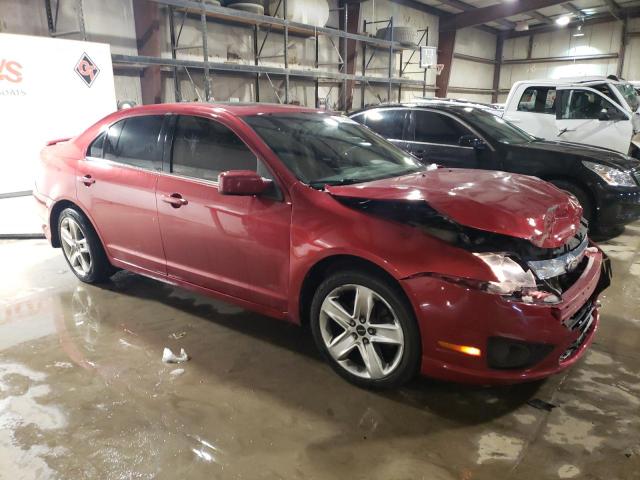 3FAHP0JG4CR246103 - 2012 FORD FUSION SEL RED photo 4