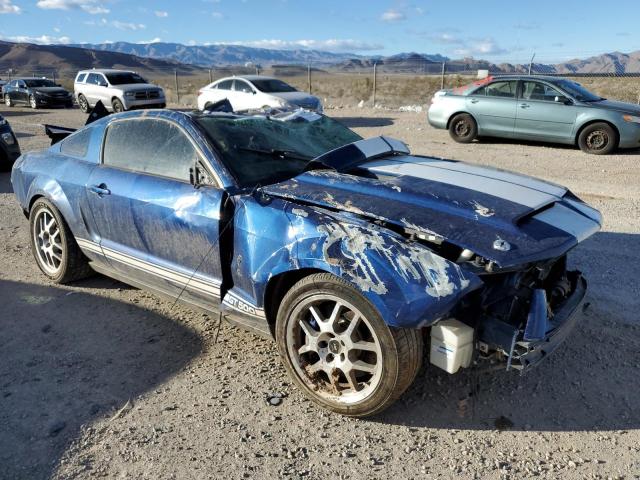 1ZVHT88S975309409 - 2007 FORD MUSTANG SHELBY GT500 BLUE photo 4