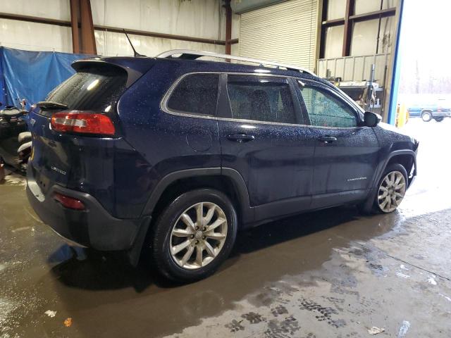 1C4PJMDS9FW522582 - 2015 JEEP CHEROKEE LIMITED BLUE photo 3