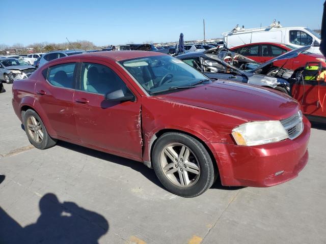 1B3LC56K58N671397 - 2008 DODGE AVENGER SXT RED photo 4