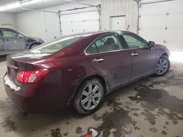 JTHBJ46G772147737 - 2007 LEXUS ES 350 MAROON photo 3