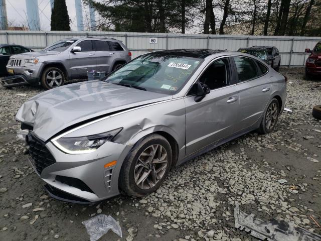 5NPEF4JA4MH105488 - 2021 HYUNDAI SONATA SEL GRAY photo 1