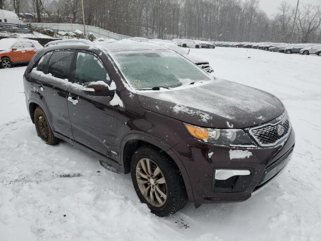 5XYKWDA27BG120566 - 2011 KIA SORENTO SX BURGUNDY photo 4