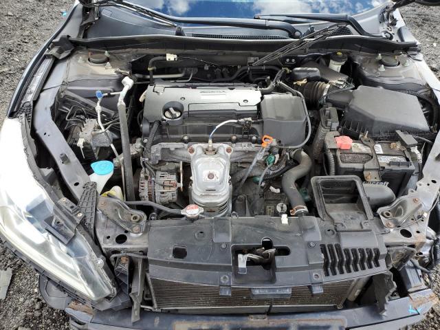 1HGCR2F32HA003053 - 2017 HONDA ACCORD LX GRAY photo 11