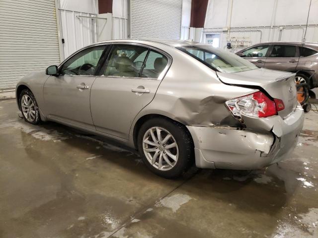 JNKBV61F38M260623 - 2008 INFINITI G35 BEIGE photo 2