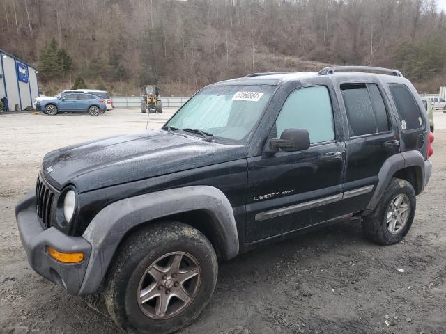 1J4GL48K02W161008 - 2002 JEEP LIBERTY SPORT BLACK photo 1