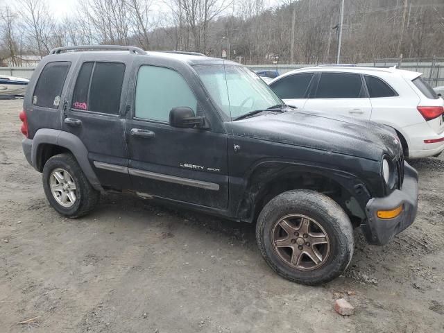 1J4GL48K02W161008 - 2002 JEEP LIBERTY SPORT BLACK photo 4