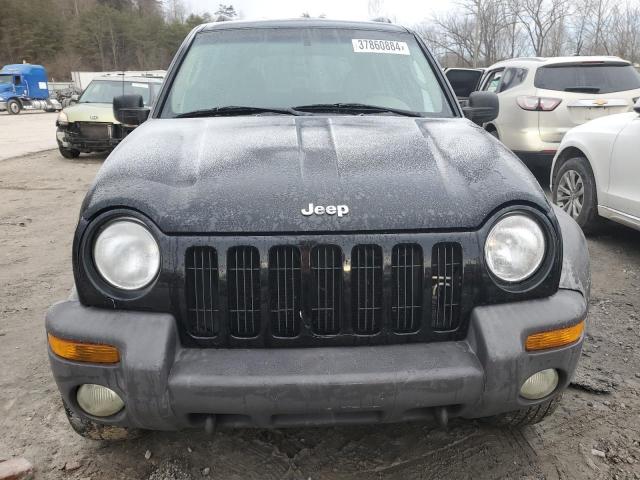 1J4GL48K02W161008 - 2002 JEEP LIBERTY SPORT BLACK photo 5