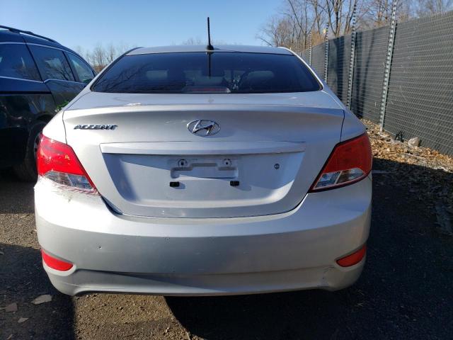 KMHCT4AE7FU908254 - 2015 HYUNDAI ACCENT GLS SILVER photo 6