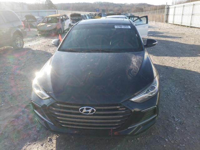 KMHD04LB5JU509948 - 2018 HYUNDAI ELANTRA SPORT BLACK photo 5