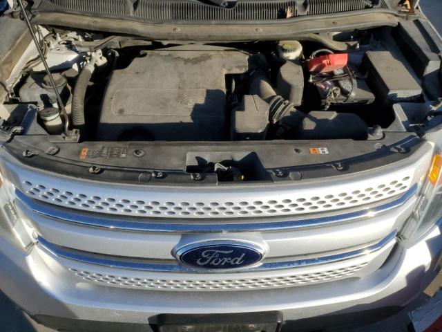 1FM5K7D89FGB38950 - 2015 FORD EXPLORER XLT GRAY photo 12