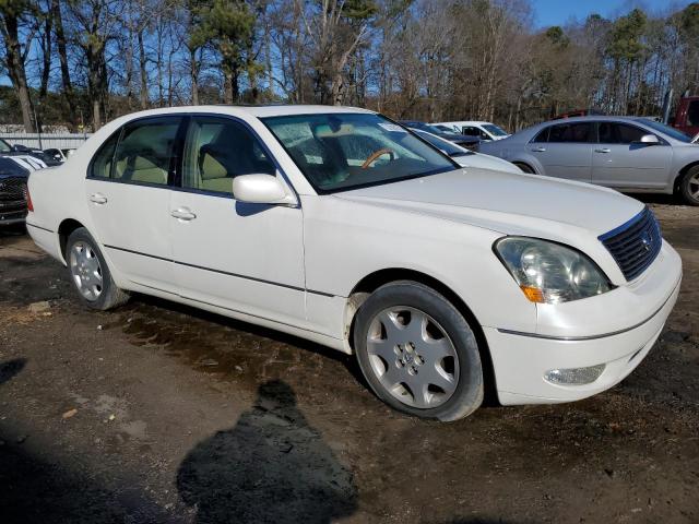 JTHBN30FX30110086 - 2003 LEXUS LS 430 WHITE photo 4