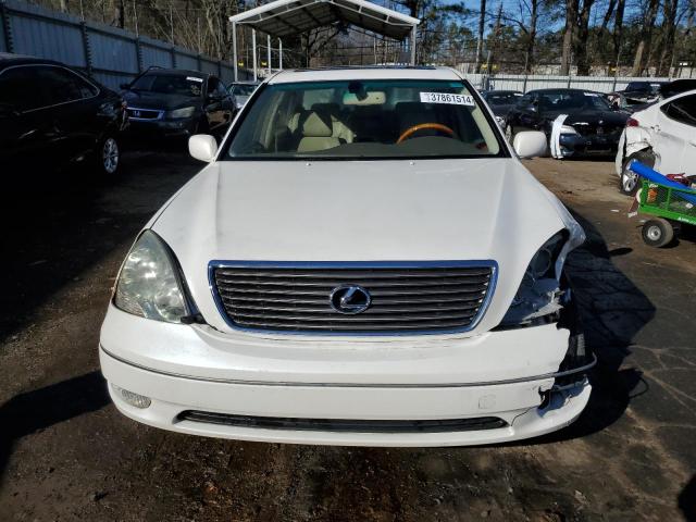 JTHBN30FX30110086 - 2003 LEXUS LS 430 WHITE photo 5