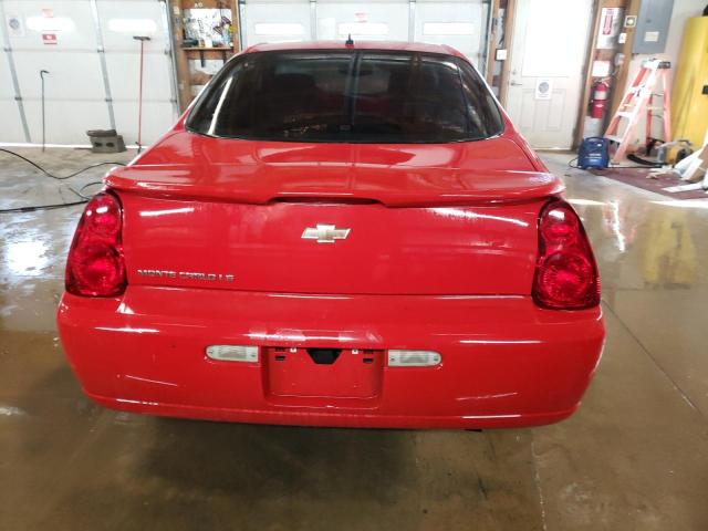 2G1WJ15K469248699 - 2006 CHEVROLET MONTE CARL LS RED photo 6