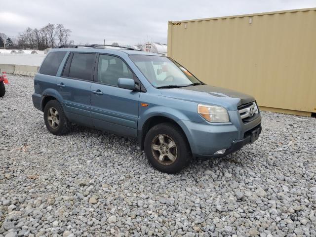 2HKYF184X6H557735 - 2006 HONDA PILOT EX BLUE photo 4