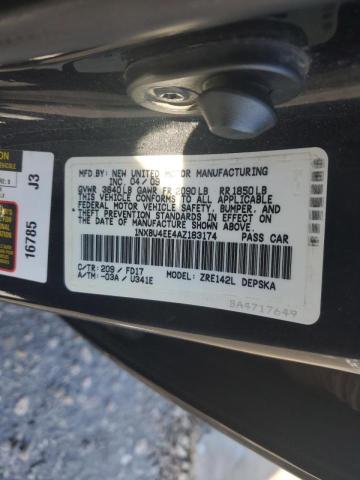 1NXBU4EE4AZ183174 - 2010 TOYOTA COROLLA BASE 黑色 照片 12