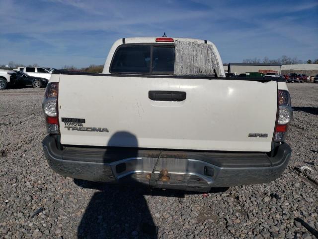 5TFJX4CN4CX014767 - 2012 TOYOTA TACOMA DOUBLE CAB WHITE photo 6