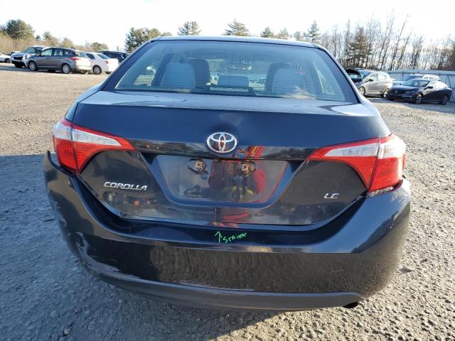 2T1BURHE9EC116781 - 2014 TOYOTA COROLLA L BLACK photo 6