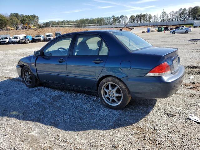 JA3AJ26E64U069014 - 2004 MITSUBISHI LANCER ES BLUE photo 2