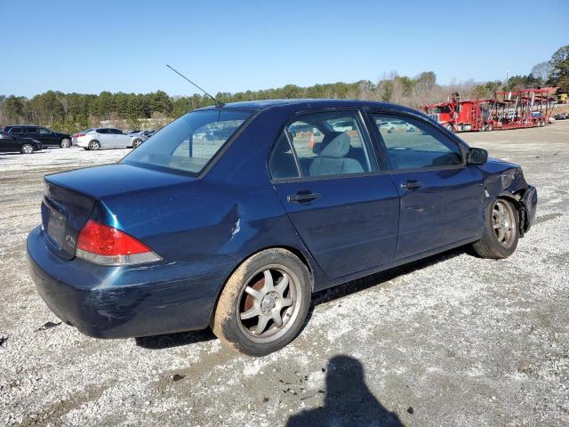 JA3AJ26E64U069014 - 2004 MITSUBISHI LANCER ES BLUE photo 3