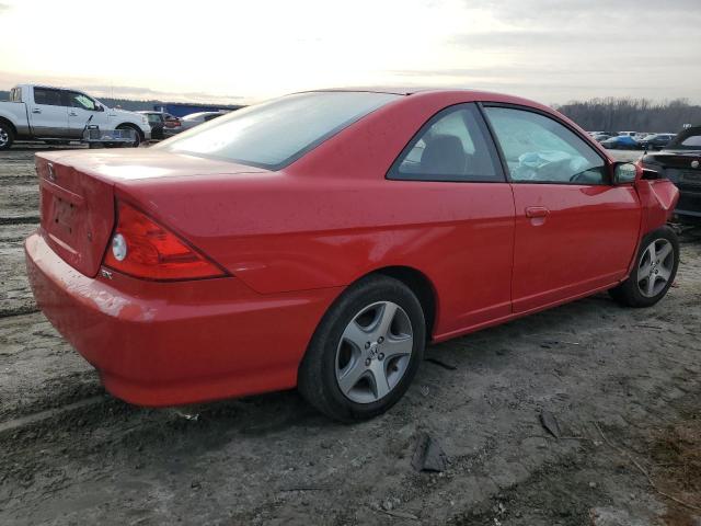 1HGEM21024L028103 - 2004 HONDA CIVIC EX RED photo 3