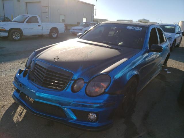 WDBUF77X07B009256 - 2007 MERCEDES-BENZ E 63 AMG BLUE photo 1