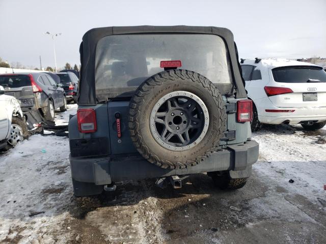 1C4AJWAG1EL294725 - 2014 JEEP WRANGLER SPORT GRAY photo 6