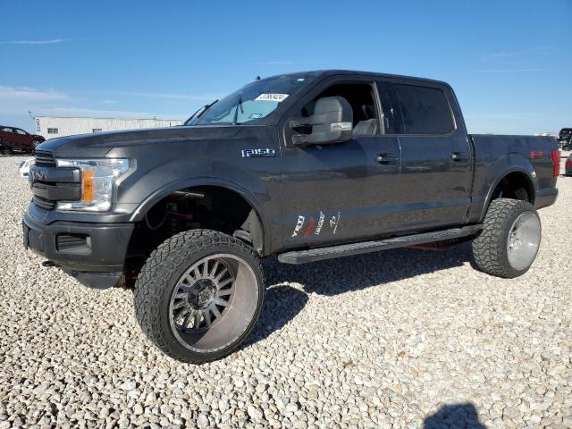 1FTEW1EG7JKC96916 - 2018 FORD F150 SUPERCREW GRAY photo 1