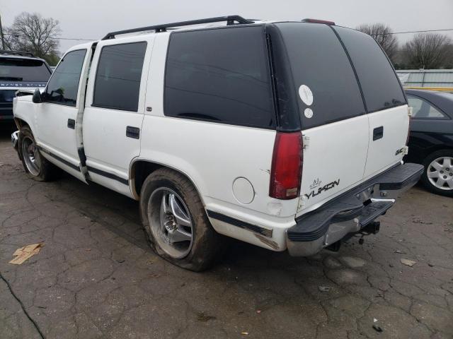 1GKEC13R8XJ795613 - 1999 GMC YUKON WHITE photo 2