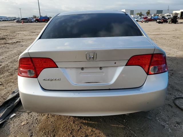 2HGFA16566H525263 - 2006 HONDA CIVIC LX SILVER photo 6