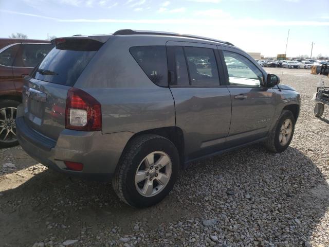 1C4NJCBA8ED545812 - 2014 JEEP COMPASS SPORT GRAY photo 3