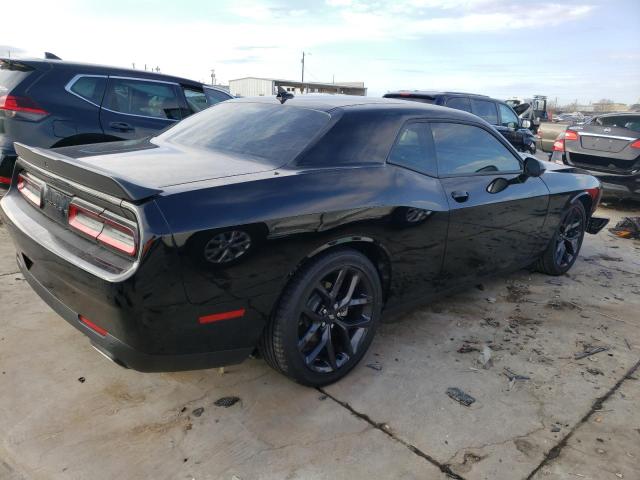 2C3CDZJG8MH664909 - 2021 DODGE CHALLENGER GT BLACK photo 3