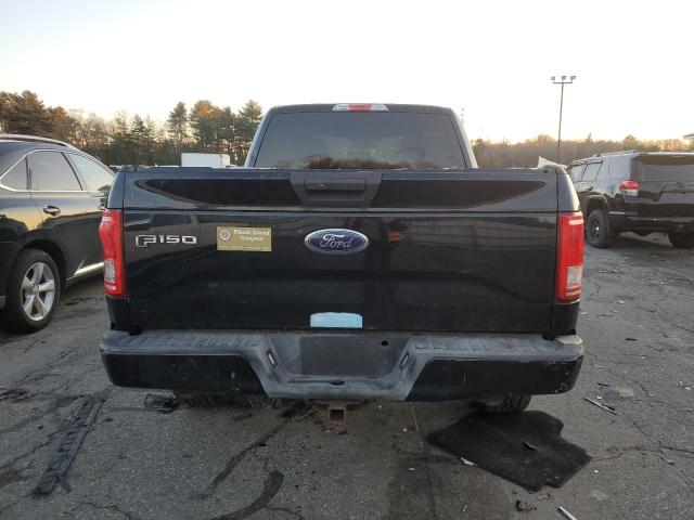 1FTEX1EPXHKC76196 - 2017 FORD F150 SUPER CAB BLACK photo 6