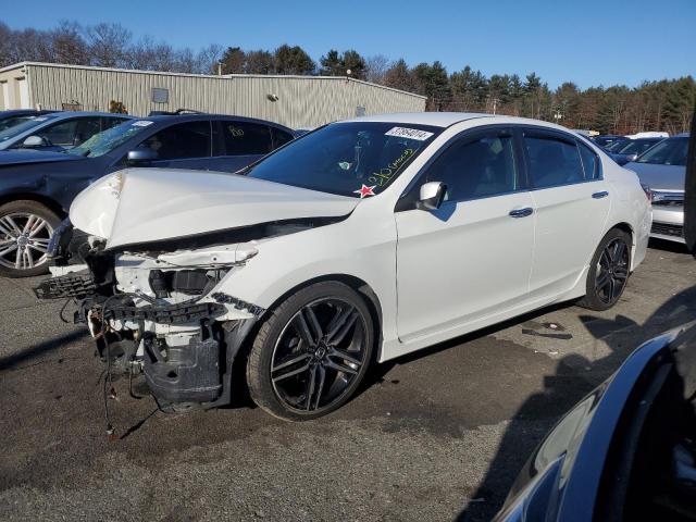 1HGCR2F58GA104744 - 2016 HONDA ACCORD SPORT WHITE photo 1