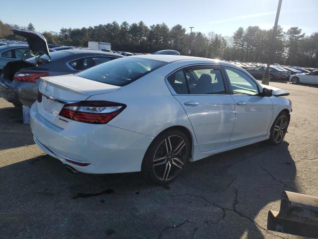 1HGCR2F58GA104744 - 2016 HONDA ACCORD SPORT WHITE photo 3