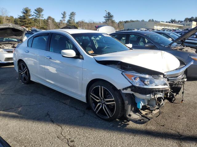 1HGCR2F58GA104744 - 2016 HONDA ACCORD SPORT WHITE photo 4