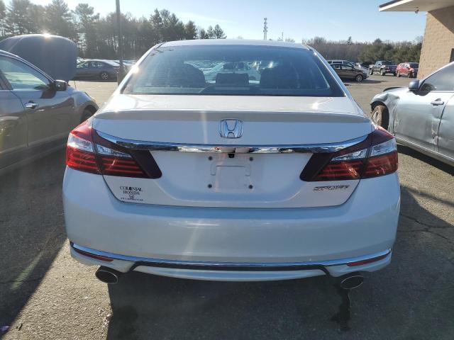 1HGCR2F58GA104744 - 2016 HONDA ACCORD SPORT WHITE photo 6