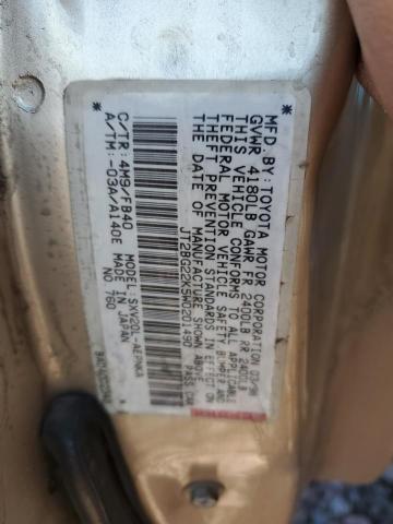 JT2BG22K5W0201490 - 1998 TOYOTA CAMRY CE SILVER photo 12