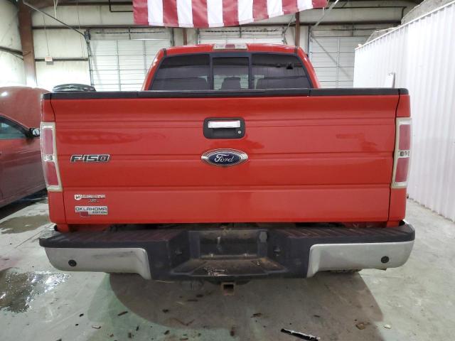 1FTFW1ET9DKD24107 - 2013 FORD F150 SUPERCREW RED photo 6