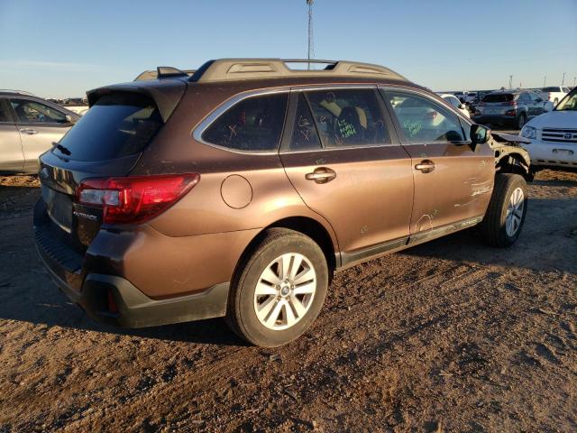 4S4BSAHC9K3345208 - 2019 SUBARU OUTBACK 2.5I PREMIUM BROWN photo 3