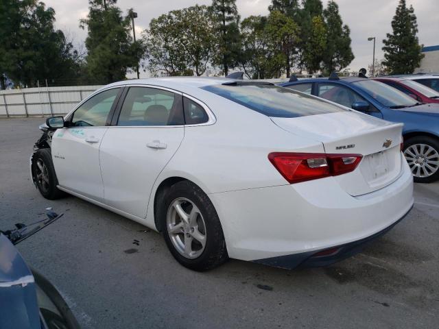 1G1ZB5ST7JF170871 - 2018 CHEVROLET MALIBU LS WHITE photo 2