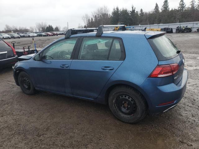 3VWG17AU6JM281299 - 2018 VOLKSWAGEN GOLF S BLUE photo 2