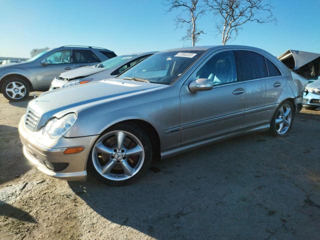 WDBRF40J85F677998 - 2005 MERCEDES-BENZ C 230K SPORT SEDAN BEIGE photo 1