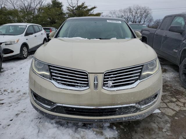 2LMTJ6LR6GBL44142 - 2016 LINCOLN MKX RESERVE Bej foto 5