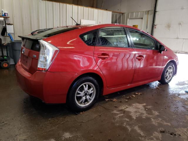 JTDKN3DU2A0150394 - 2010 TOYOTA PRIUS RED photo 3