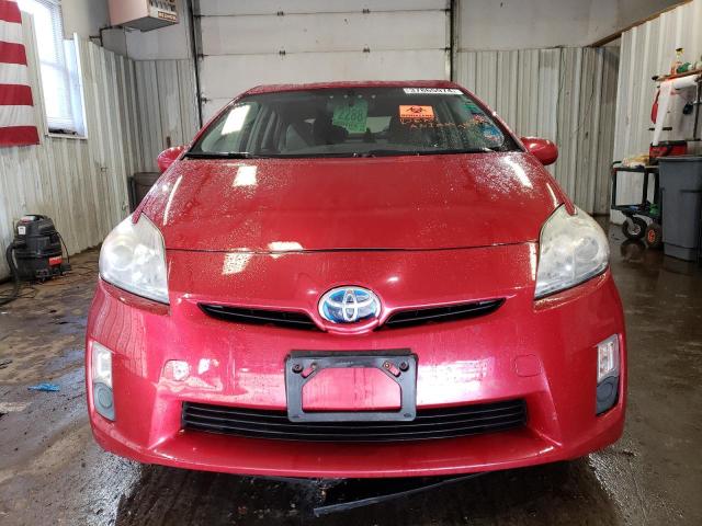 JTDKN3DU2A0150394 - 2010 TOYOTA PRIUS RED photo 5